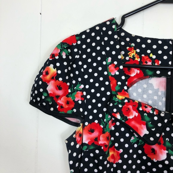 Voodoo Vixen 1950s Style Dress Sz M - Picture 8 of 12